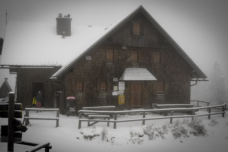 Ybbstalerhütte im Winterschlaf